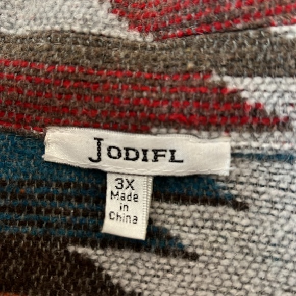 JODIFL shacket western motif pattern - Picture 3 of 5